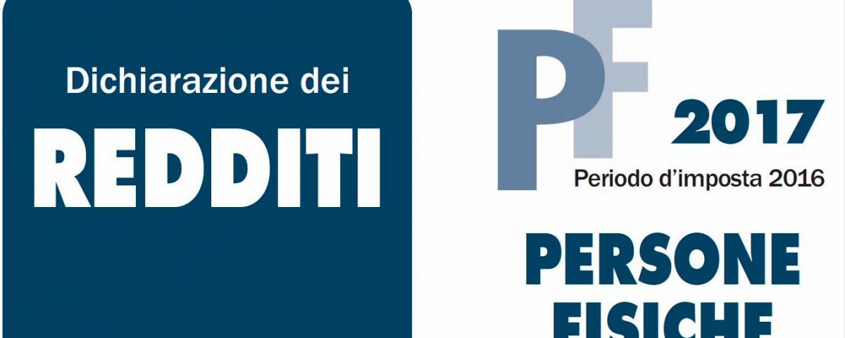 Modello redditi pf 2017 cafindustria Dichiarazione dei redditi 2017 online